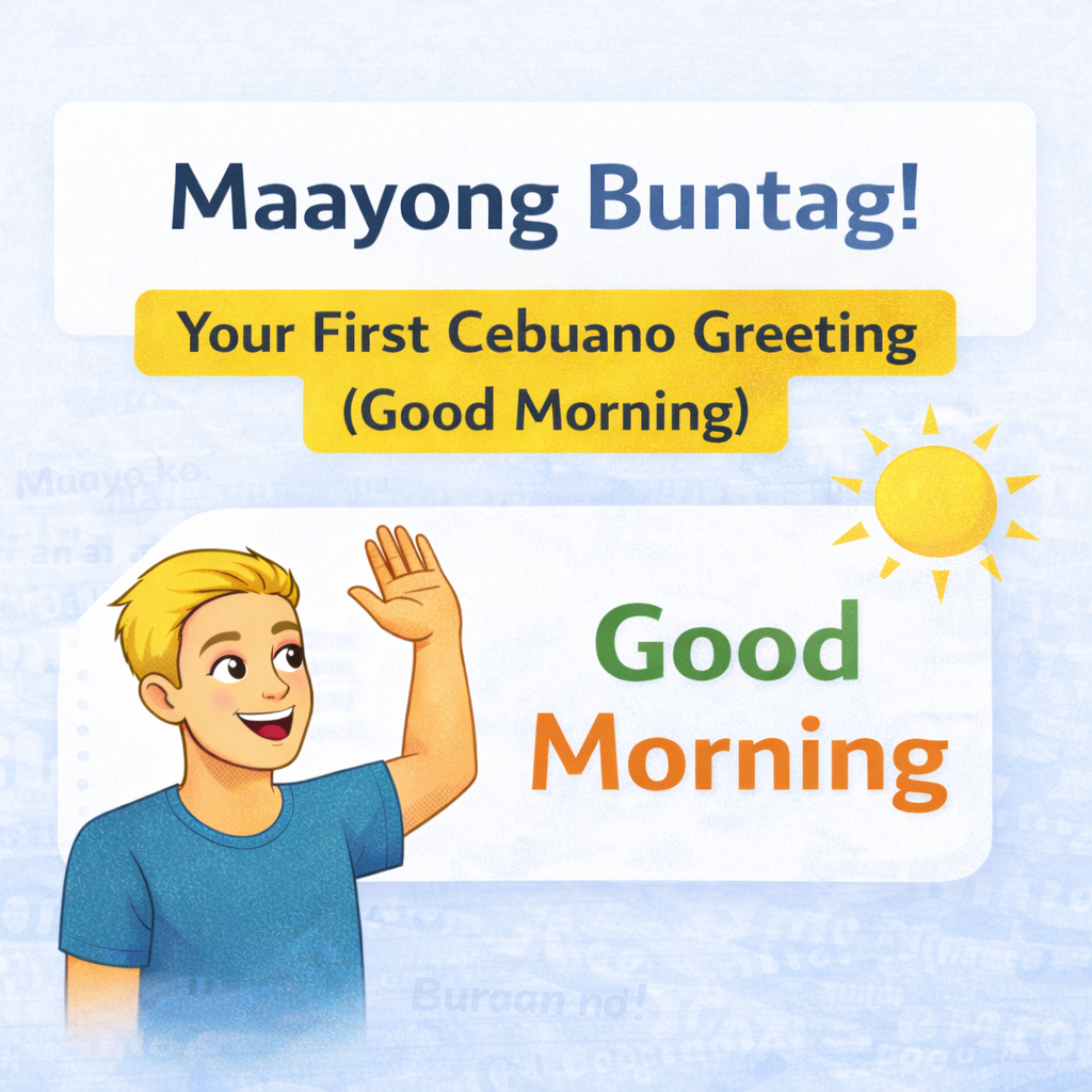 #001 - Maayong Buntag! Your First Cebuano Greeting (Good Morning)