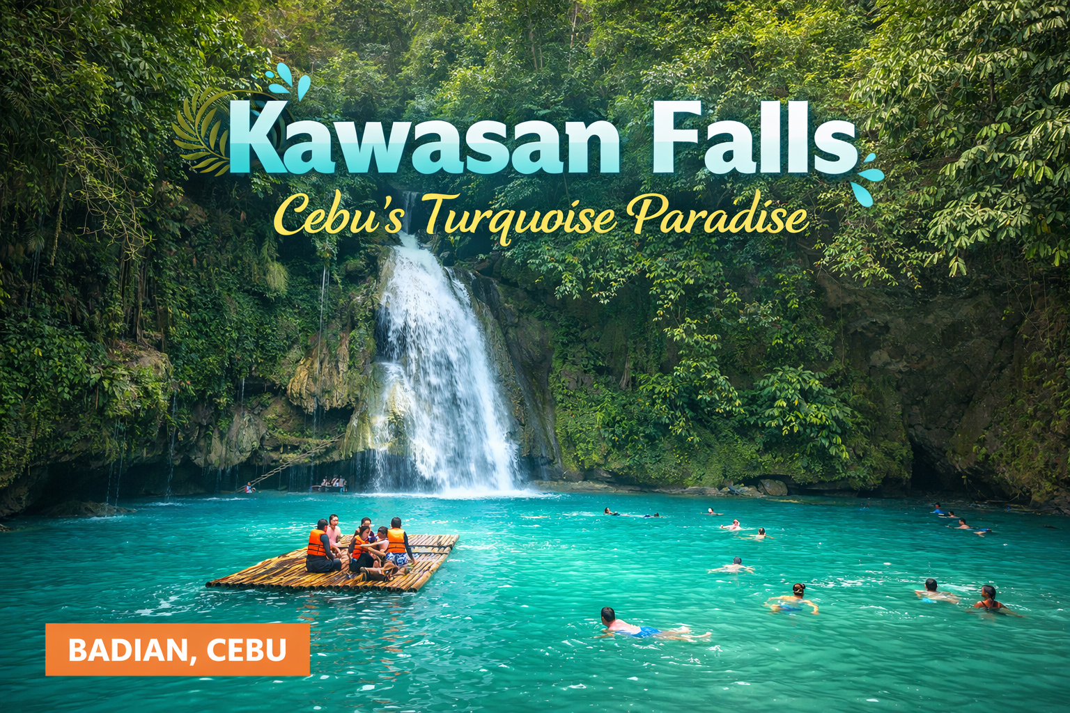 Kawasan Falls: Cebu’s Turquoise Paradise 💦🌿
