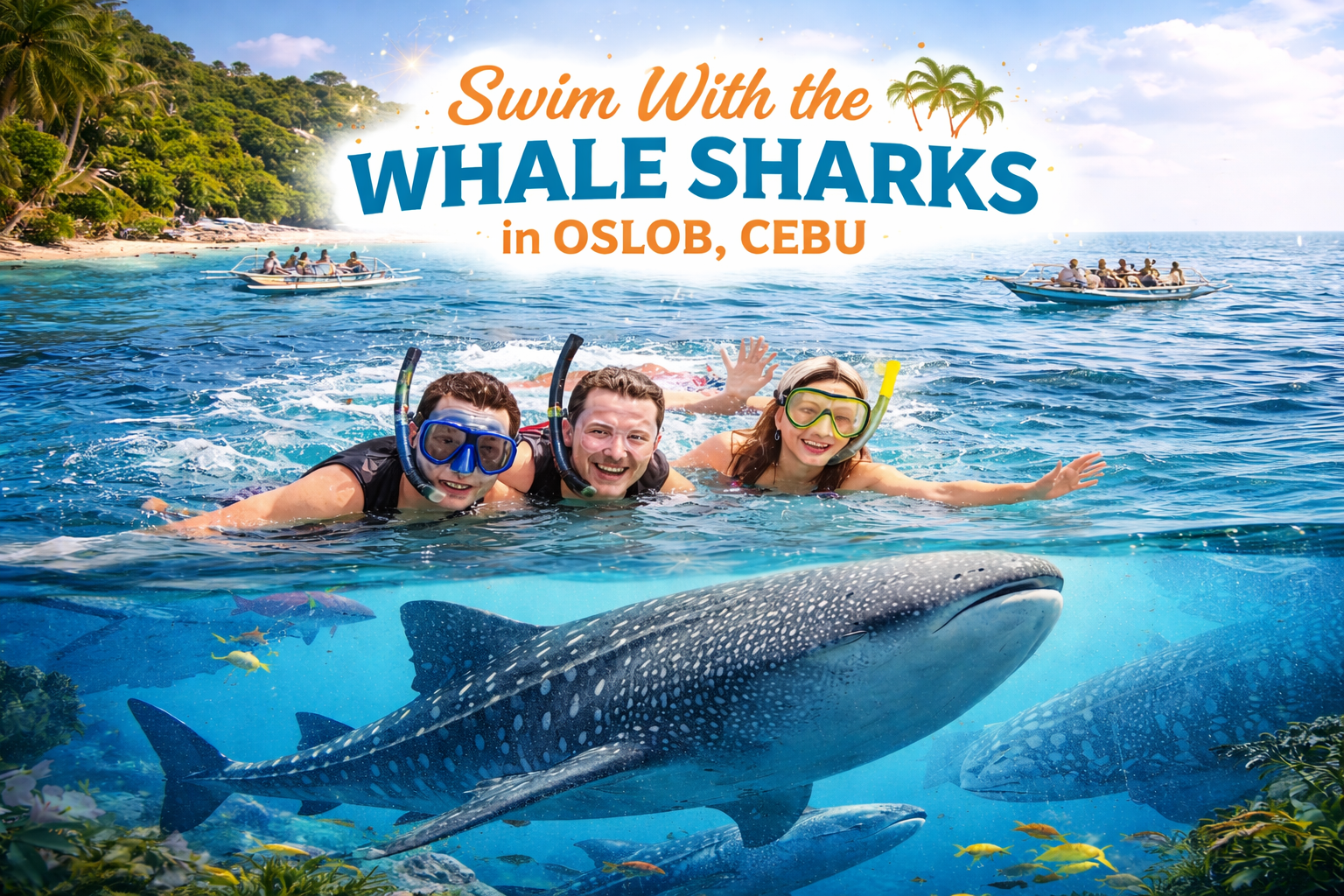 Swim With the Whale Sharks in Oslob: A Once-in-a-Lifetime Cebu Experience 🐋✨