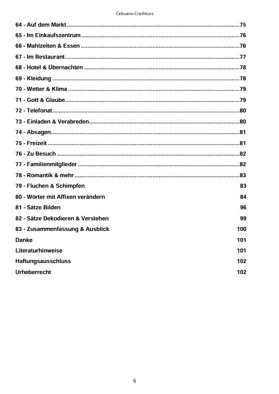 Cebuano Crashkurs (DE)