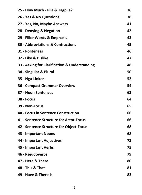 Cebuano Crash Course