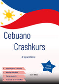 Book cover of 'Cebuano Crashkurs' with a flag design on a blue background